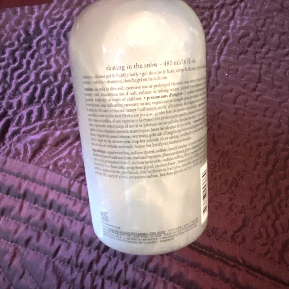 Lot Of 2 Philosophy‎ Skating Snow Shampoo Bath & Shower Gel Cocoa Cream New